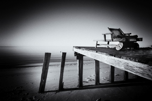 black and white beach photos. Black White Pinhole