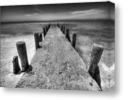 old pier photograph hdr