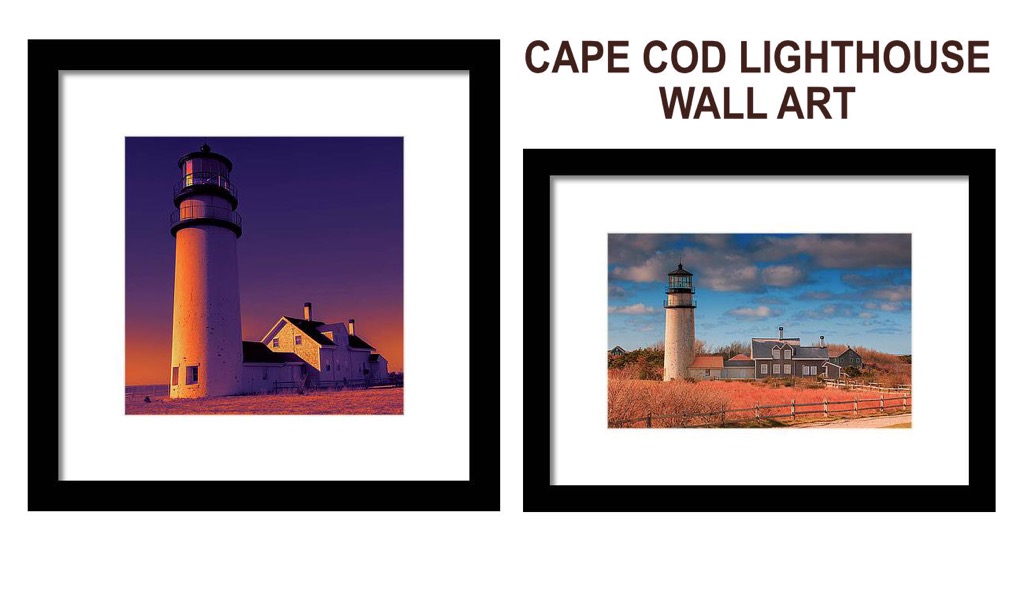 Cape Cod Lighthouse Wall Art. Cape Cod lighthouse prints for sale by Darius. A -Dapixara.
