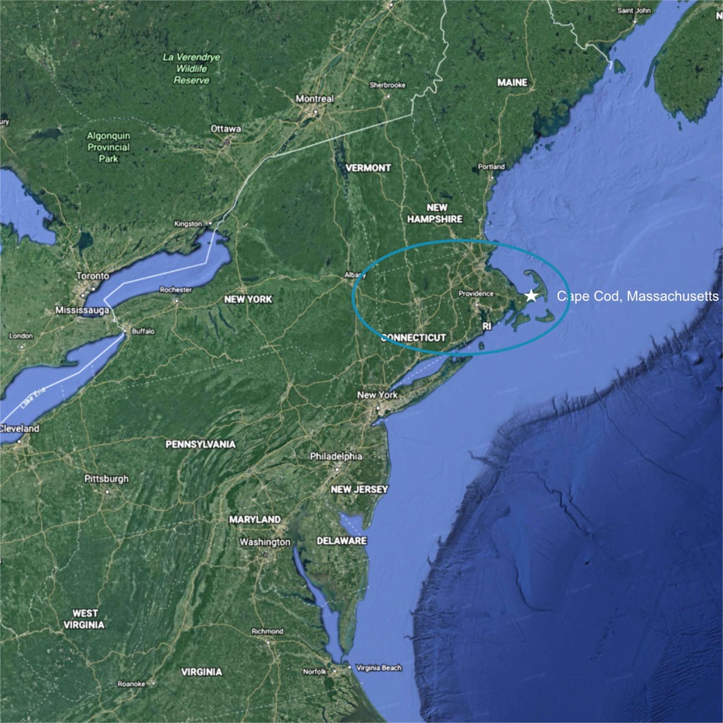 This is where Cape Cod, Massachusetts. cape-cod-masachusetts-map