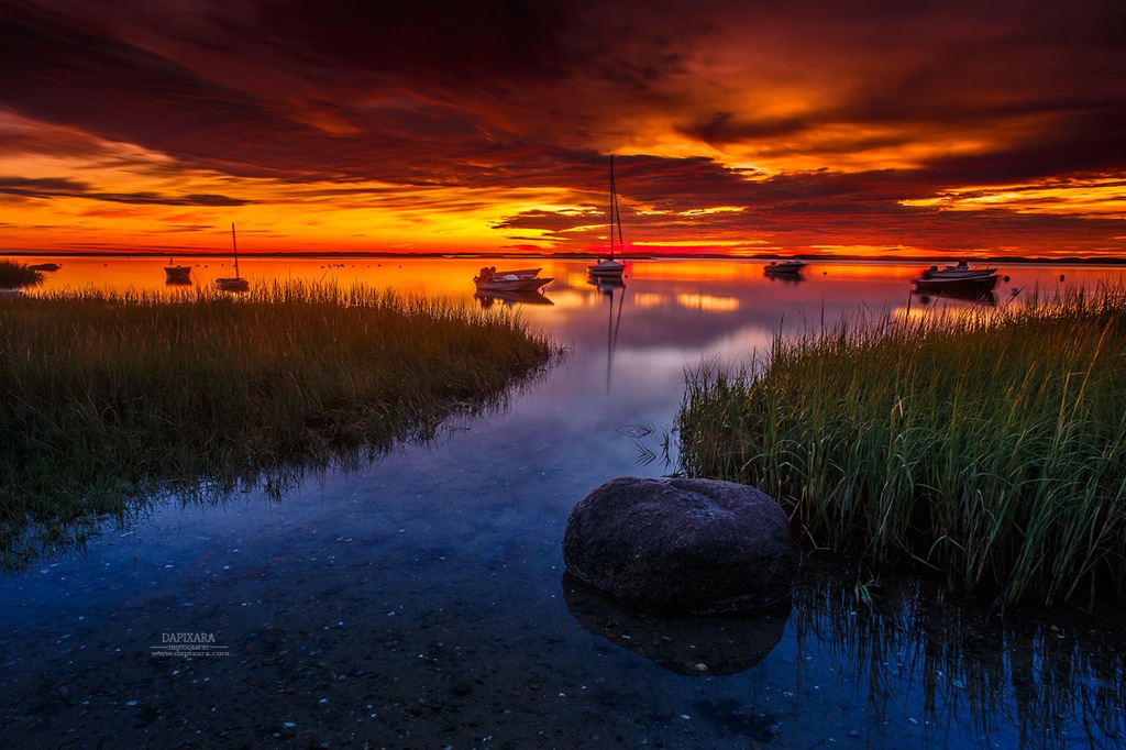 Cape Cod Sunrises Orleans Massachusetts. Photo: Cape Cod National Seashore by Dapixara https://dapixara.com