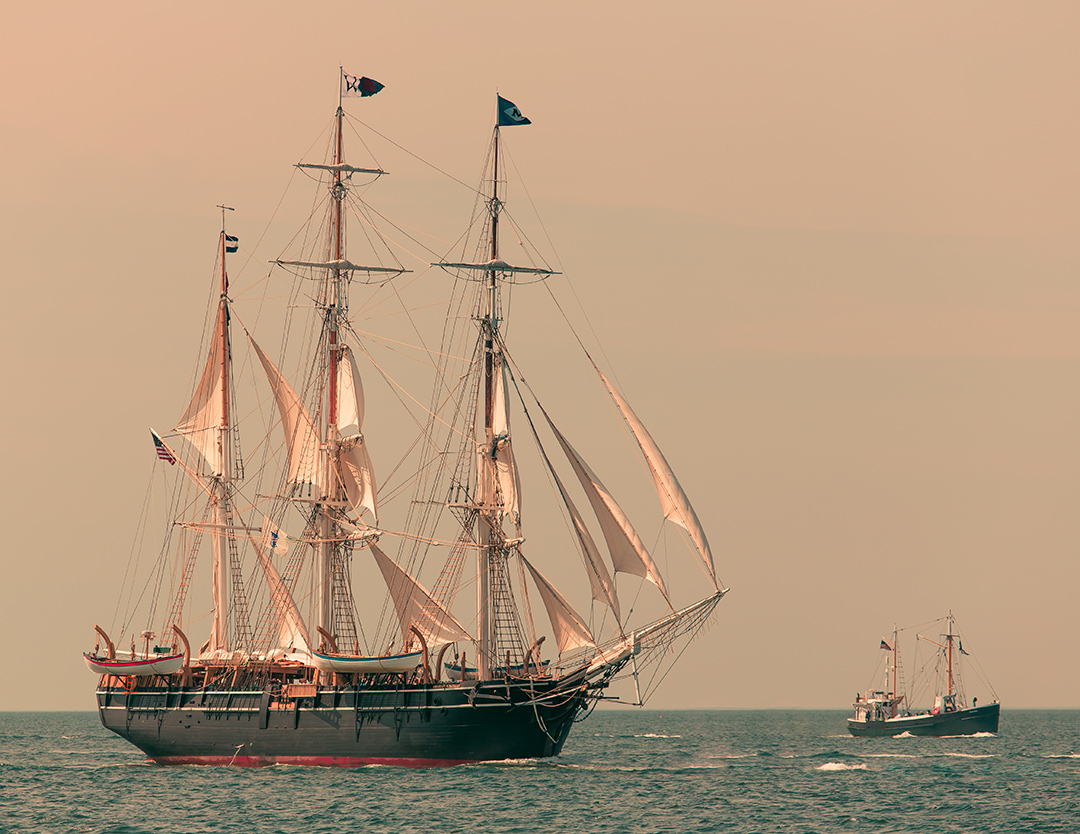 Charles W Morgan 38th Voyage in Provincetown. © Dapixara photograph 2014 July 11