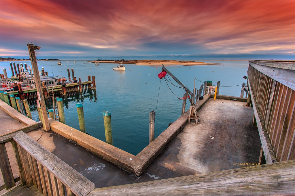 Chatham Fish Pier. Chatham, Cape Cod, Massachusetts. © Dapixara pictures.