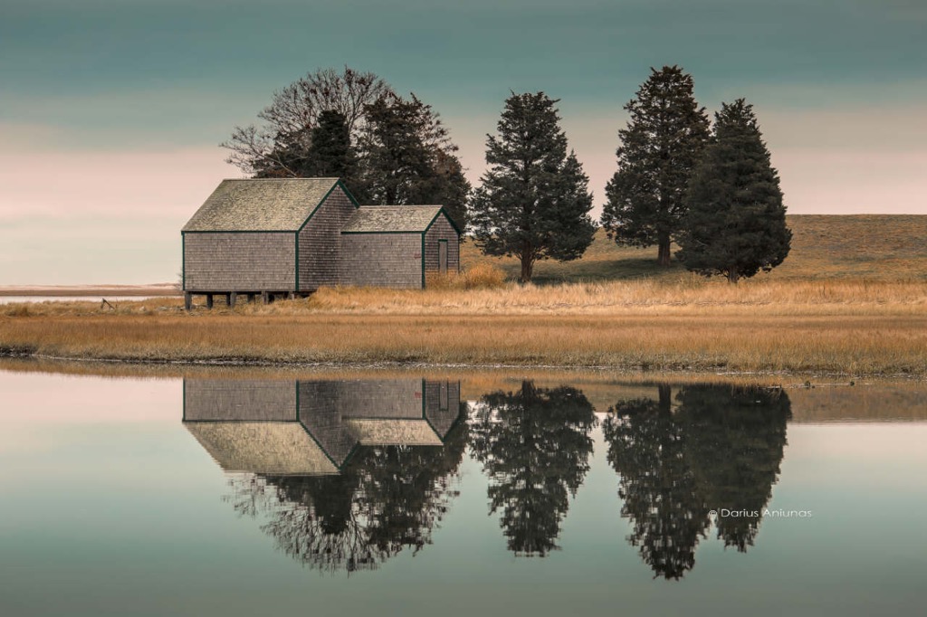 Salt Pond Reflections, Eastham, Cape Cod. (this Cape Cod artwork available as framed print, canvas print and more.)