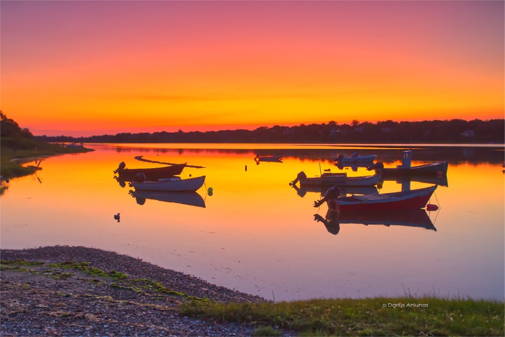 Cape Cod photography: Today's sunrise from Eastham, Massachusetts.