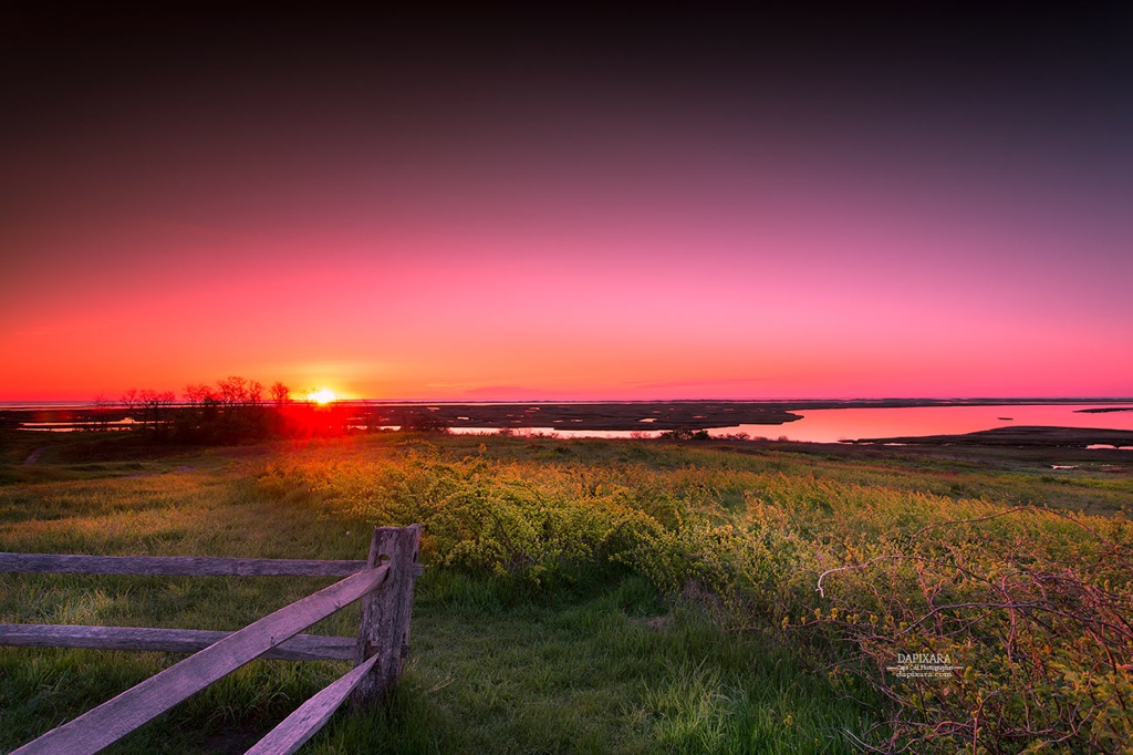 Melodramatic sunrise today from Cape Cod National Seashore. Photo of the day by Cape Cod artist Dapixara https://dapixara.com