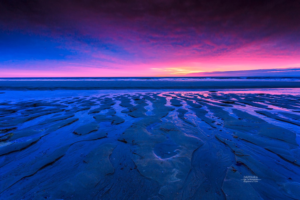 Orleans Massachusetts - Out Of The Blue Sunrise at Nauset Beach. Dapixara photography dapixara.com