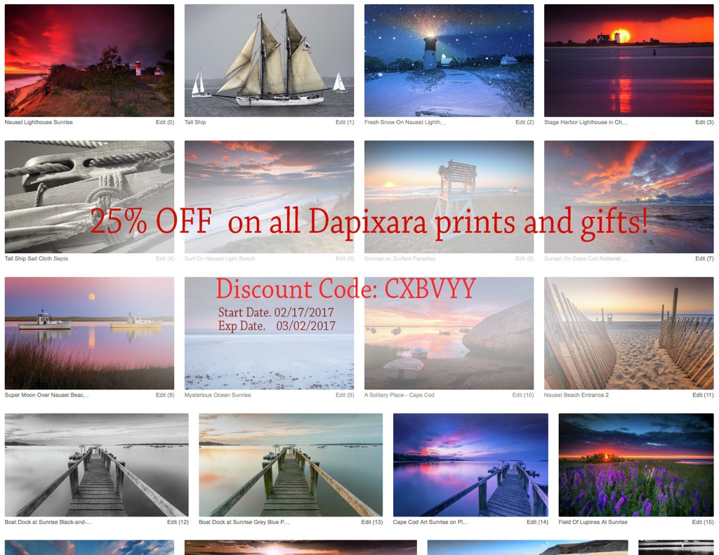 Interior decor coupon codes! 25% OFF. Please use this code: CXBVYY on all my finer photography prints and gifts. SHOP NOW!