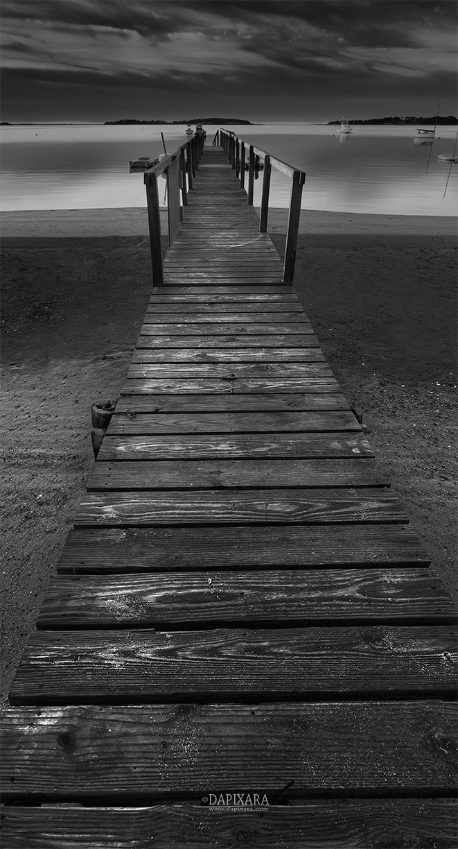It was a little after six in the morning. Black and white photography, Cape Cod seascapes by Dapixara. 14