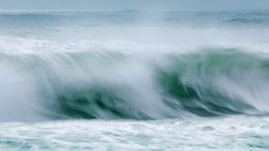 Large Art Photography Abstract Canvas Wall Art Ocean Waves Panorama Soft Waves Nautical Decor Cape Cod Beach Artwork Teal Blue
