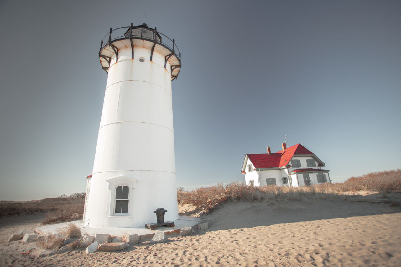 Race Point Lighthouse Provincetown Cape Cod Lighthouse Photograph Print Nautical Wall Art Coastal Wall Art Coastal Beach Decor Large Artwork Featuring Race Point Light in P-Town